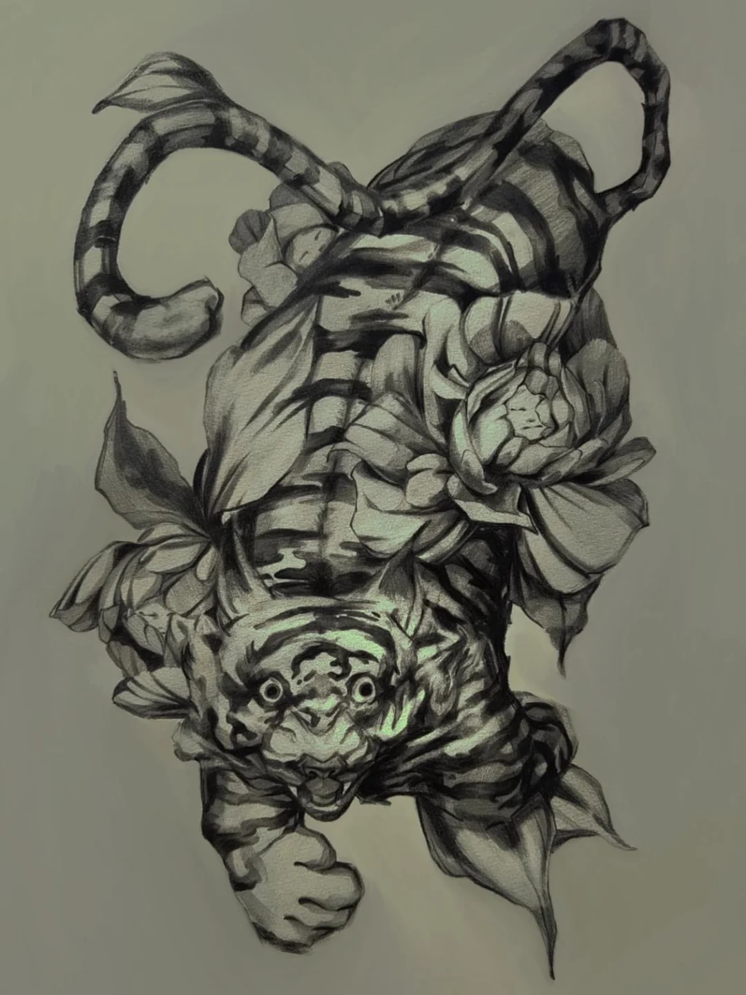 Micro realism tattoo design